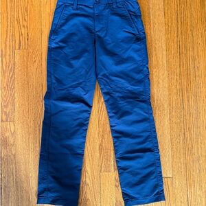 Under Armour Youth Boys Golf pants, Navy Blue. Size 12. Like new